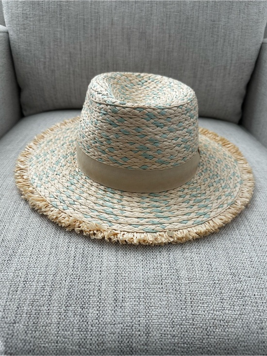 Mossimo Supply Co. Accessories - Mossimo Supply Co. Straw Hat with Mint Accents
